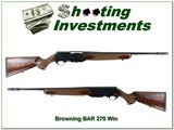 Browning BAR Mark II Safari 270 Win w BOSS Rare 22” Rifle Like New - 1 of 4