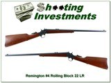 Remington No. 4 Rolling Block 22 LR or Short 22.5” Rifle 1925 - 1 of 4