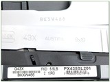 Glock 43X 9mm 3.41” Stainless Slide LNIB Pistol - 4 of 4