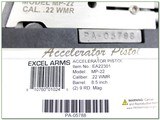 Excel Arms Accelerator MP-22 22 WMR 8.5” Pistol NIB - 4 of 4