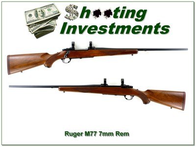 Ruger M77 7mm Rem Pre-Warning, Red Pad collector!