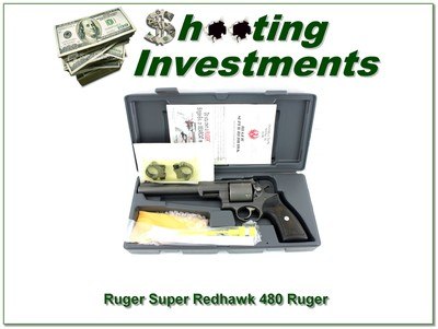 Ruger Super Redhawk Rare Target Grey 480 Ruger 7.5Revolver LNIB