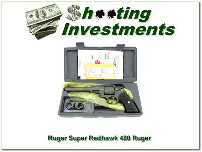 Ruger Super Redhawk Rare Target Grey 480 Ruger 7.5Revolver LNIB