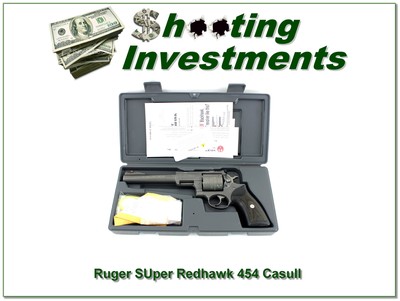 Ruger Super Redhawk Rare Target Grey 454 Casull 7.5Revolver LNIB