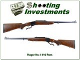Ruger No. 1 416 Rem Mag Tropical 24” Rifle 2001 - 1 of 4