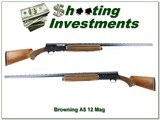 Browning A5 Magnum 12 GA Belgium 1970 32” Full Shotgun - 1 of 4