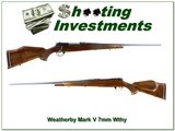 Weatherby Mark V Deluxe 7mm Wby Mag 26” Rifle - 1 of 4
