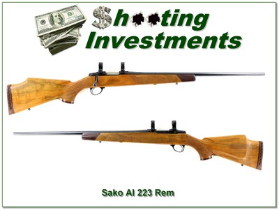 Sako AI Deluxe 223 Rem 23.5Rifle w 1Sako Rings