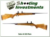 Sako AI Deluxe 223 Rem 23.5” Rifle w 1” Sako Rings - 1 of 4