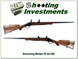 Browning Model 78 22-250 Rem 26” HB Rifle Like New - 1 of 4
