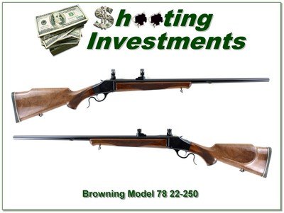 Browning Model 78 22-250 Rem 26” HB Rifle Like New