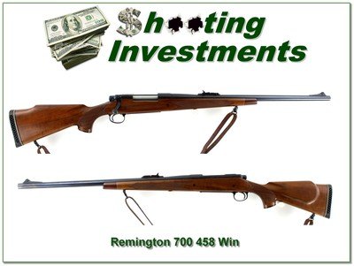 Remington 700 BDL 458 Win Mag Custom Shop 24” Rifle