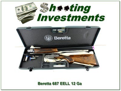 Beretta Model 687 EELL Diamond Pigeon Grade OU Shotgun 12 GA 28” w Chokes and Case