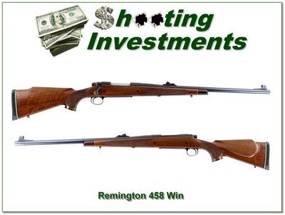 Remington Model 700 BDL 458 Win Mag Custom Shop 24” Rifle Like New