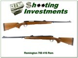 Remington Model 700 BDL Custom Shop 416 Rem Mag 24” Rifle Like New - 1 of 4