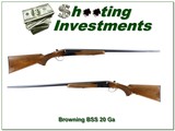 Browning BSS 20 GA 3” Shotgun 28” Full / Mod - 1 of 4