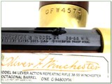 Winchester Model 94 38-55 Win Oliver Winchester Commemorative NIB 24” Oct Barrel - 4 of 4