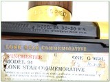 Winchester Model 94 30-30 Win Lone Star Commemorative NIB 20” Half Octagon Rifle - 4 of 4