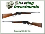 Browning BLR USA made by TRW in 1966 RARE 243 Win near new! - 1 of 4