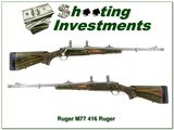 Ruger M77 Hawkeye Guide Rifle 416 Ruger 21.5” w Brake - 1 of 4