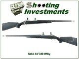 Sako V Stainless 340 Wby Mag w 26” Carbon Christensen Barrel - 1 of 4