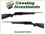 Browning BAR Mark II Stalker 243 Win Rare Rifle - 1 of 4