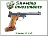 High Standard Model 107 Military Supermatic Trophy 22 LR 7.25”Target Pistol - 1 of 4