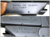 High Standard Model 107 Military Supermatic Trophy 22 LR 7.25”Target Pistol - 4 of 4