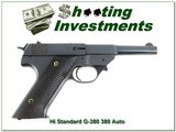 High Standard Model G 380 380 ACP 5” Hi Standard Pistol - 1 of 4