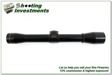 Vintage Leupold M8 4x Gloss Rifle Scope w Duplex Reticle - 1 of 4