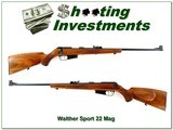 Walther Sportwaffenfabrik Sport 22 Mag 22” Bolt Rifle - 1 of 4