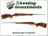 Weatherby Mark V Varmintmaster 22-250 Rem 26” Excellent Wood - 1 of 4