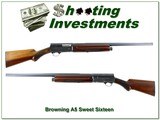 Browning A5 Sweet Sixteen 16 Ga Belgium 25” Mod Solid Rib 1949 - 1 of 4