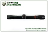 Vintage very early Leupold M7 4X Target Dot gloss scope - 2 of 4