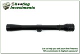Vintage Redfield 4x 3/4” Tube Gloss Denver USA Rifle Rimfire Rifle Scope w Fine Reticle and Covers - 4 of 4