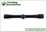 Vintage Redfield 4x 3/4” Tube Gloss Denver USA Rifle Rimfire Rifle Scope w Fine Reticle and Covers - 3 of 4