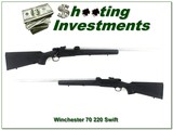 Winchester Model 70 SA Stainless Heavy Varmint 220 Swift 26” HB - 1 of 4