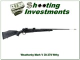Weatherby Mark V Accumark 30-378 Wby 28” w Accubreak Like New - 1 of 4
