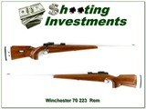 Winchester Model 70 Custom Target 223 Rem 28” Stainless HB - 1 of 4