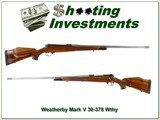 Weatherby Mark V Custom 30-378 Wby Mag 28” LH Rifle - 1 of 4