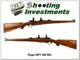 Ruger M77 RSI Mannlicher 308 Win 18.5” Rifle 1984 Near New - 1 of 4