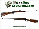 Browning Model 1885 45-70 28” Octagonal Barrel Excellent - 1 of 4