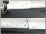 Weatherby Mark V 30-378 Wby Mag Stainless seldom seen - 4 of 4