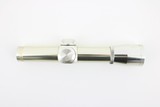 Nikon 2x20 Japan Stainless Chrome Silver Scout Handgun Scope w Covers and Duplex Reticle Rare - 2 of 4
