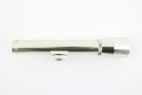 Nikon 2x20 Japan Stainless Chrome Silver Scout Handgun Scope w Covers and Duplex Reticle Rare - 4 of 4