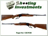 Ruger No. 1 Tropical 338 RCM 22” Rifle Rare 2009 Excellent - 1 of 4