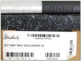 Weatherby Mark V Accumark 257 Wby Mag 26” LNIB Rifle - 4 of 4