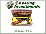High Standard Trophy 107 5.5in Bull barrel unfired in box - 1 of 4