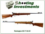 Remington Model 521-T 22 LR or Short 25” Target Rifle w Peep Site Inserts - 1 of 4