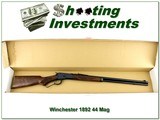 Winchester Model 1892 44 Mag 24” Octagonal w Box Excellent - 1 of 4